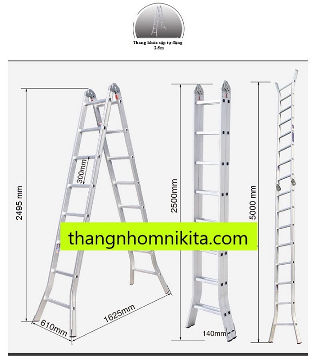 thang nh&ocirc;m nika 25